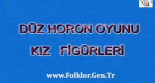 Düz Horon Kız Trabzon Yöresi Halk Oyunları Eğitim Seti