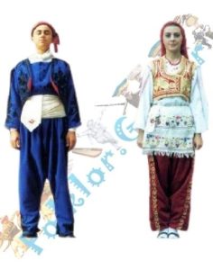 Kırklareli Halk Giysileri - Kız Erkek