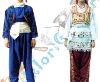 Kırklareli Yöresi Giysileri 1 Kırklareli Halk Giysileri - Kız Erkek