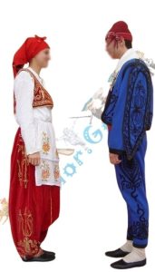 Kırklareli Halk Giysileri - Kız Erkek Yan
