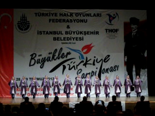 2012 THOF Büyükler Final Samsun Miras Halk Dansları Gençlik ve Spor Kulübü