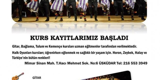 2015 İstanbul Anadolu Folklor Topluluğu Kurs Duyurusu