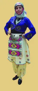 fethiye kiz halk giysisi kostum