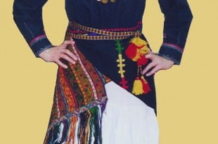 Trabzon Yöresi Kız Giysisi