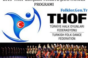 2018 THOF Gençler Türkiye Şampiyonası Programı